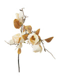 Faux magnolia stems cream pack of six 95cm (British brand)