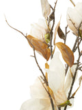Faux magnolia stems cream pack of six 95cm (British brand)