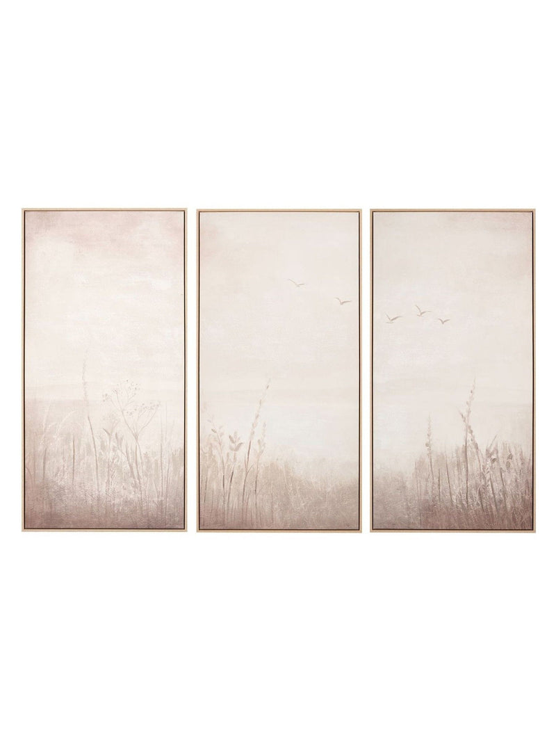 Pacific Natural set of three landscape canvases 120x60cm - British product