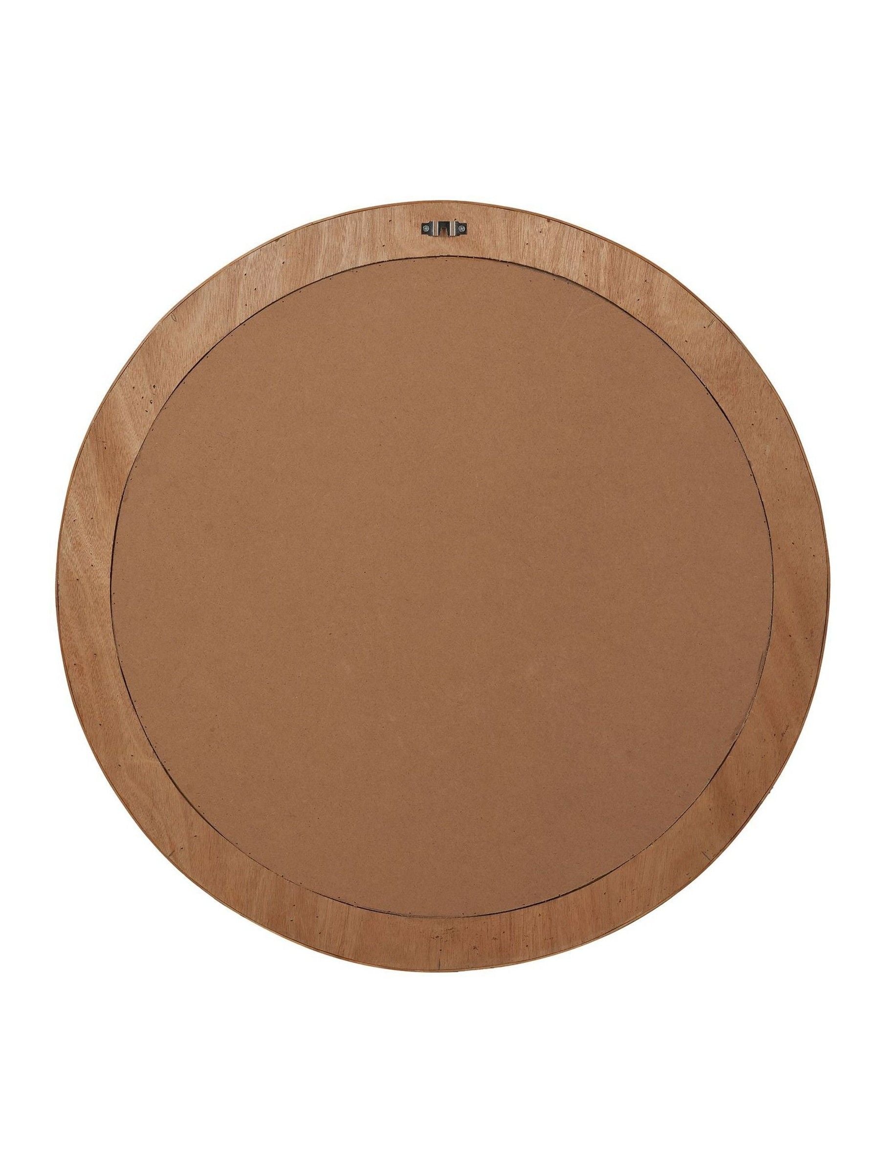 Pacific Natural round bent bamboo wall mirror 80cm, imported from the UK