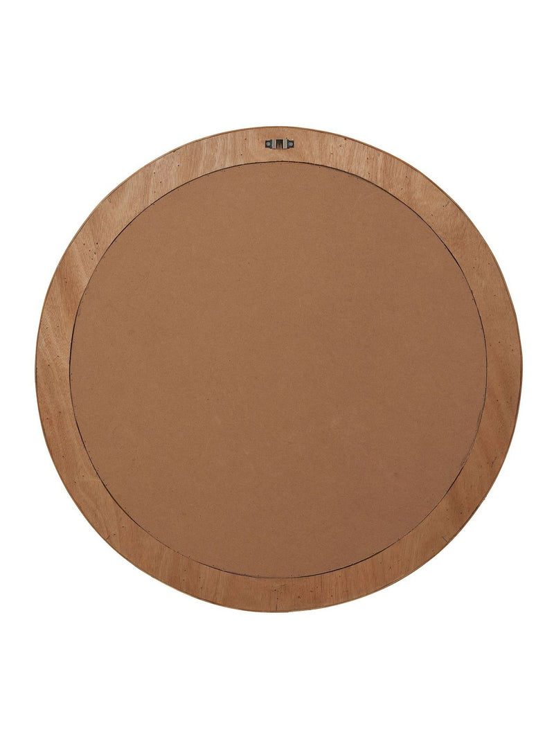 Pacific Natural round bent bamboo wall mirror 80cm, imported from the UK