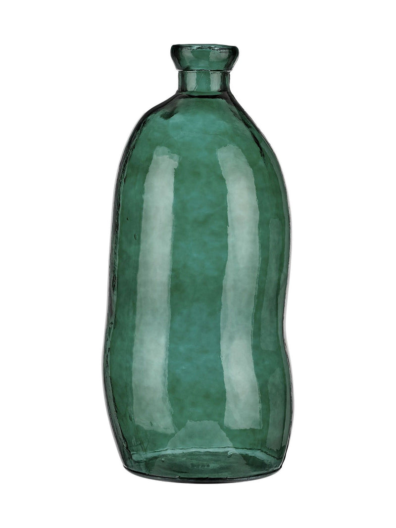 Pacific Green sea green glass tall vase 73cm - British product