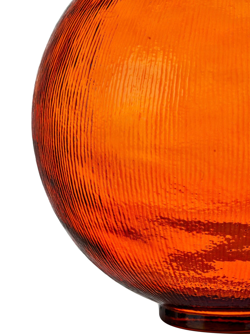 Pacific orange round glass vase 42cm, UK version