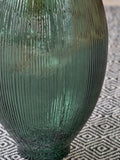 Pacific tall green glass vase - British product