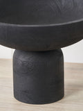 Mango wood bowl with raised base (British brand)