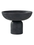 Mango wood bowl with raised base (British brand)