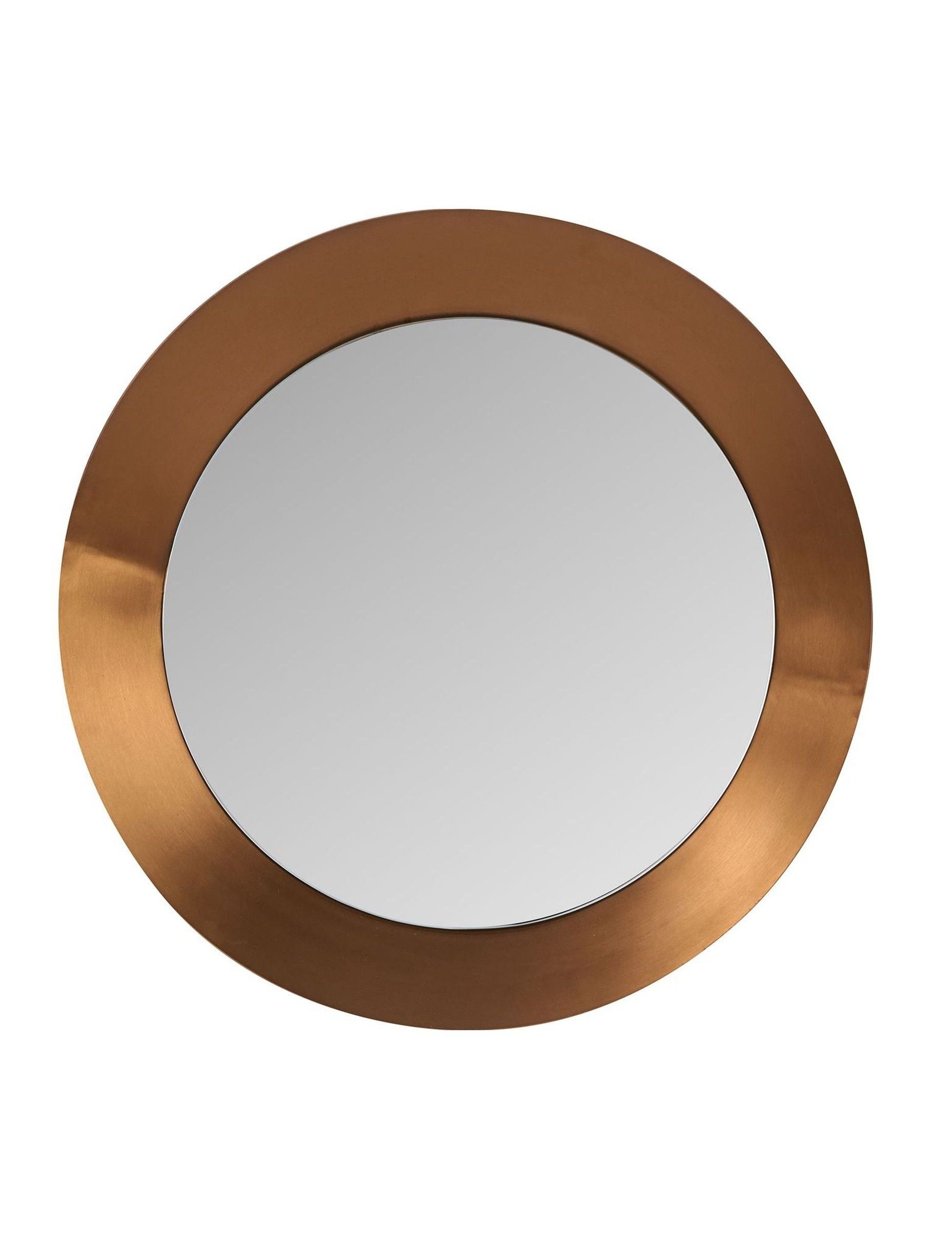 Pacific Gold round mirror 60cm burnished gold frame, imported from the UK