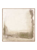 Pacific Green hessian canvas wall art 100cm (British brand)