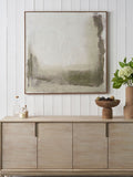 Pacific Green hessian canvas wall art 100cm (British brand)
