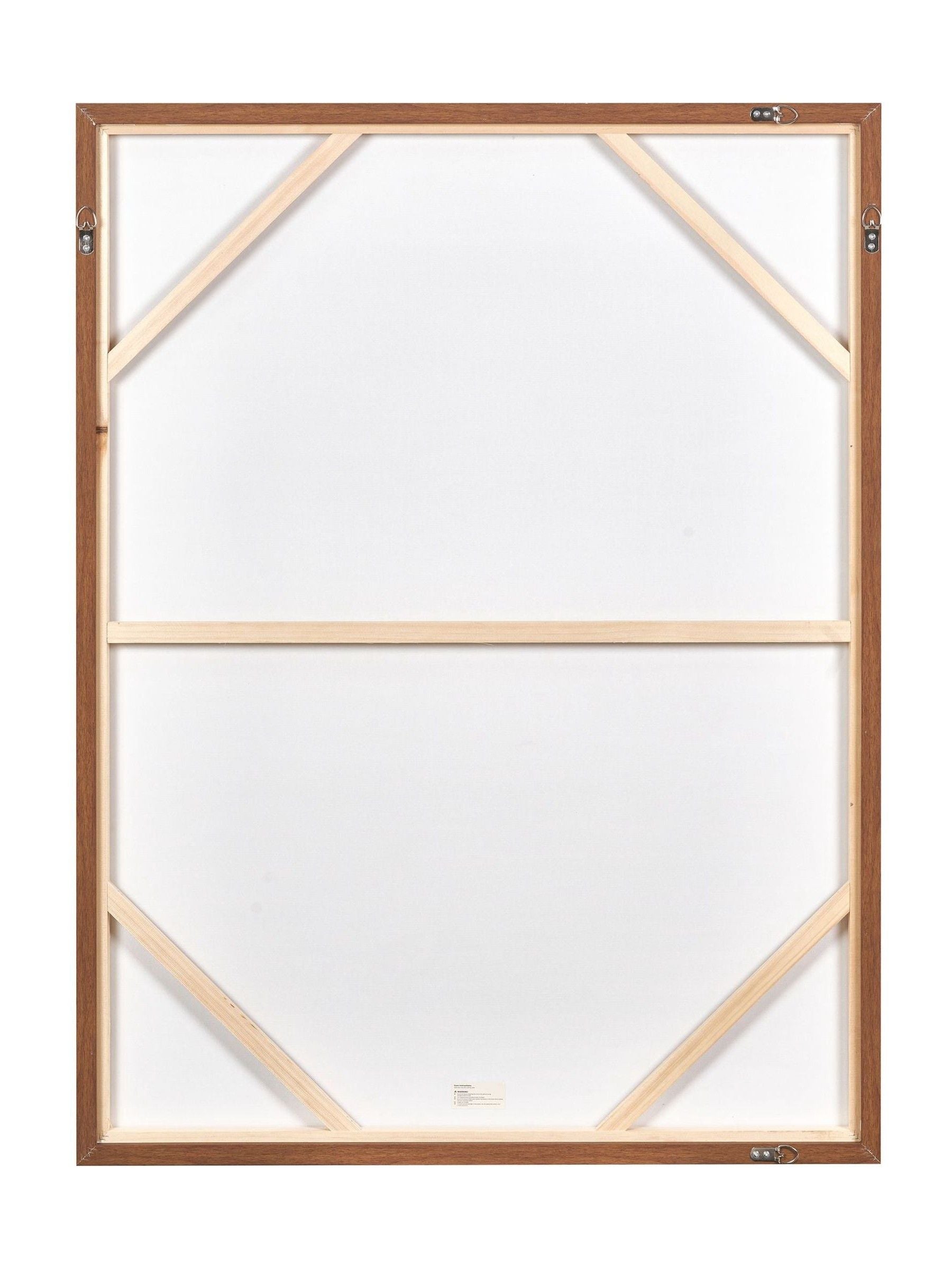 Pacific Brown linear design canvas wall art 120x90cm, UK version