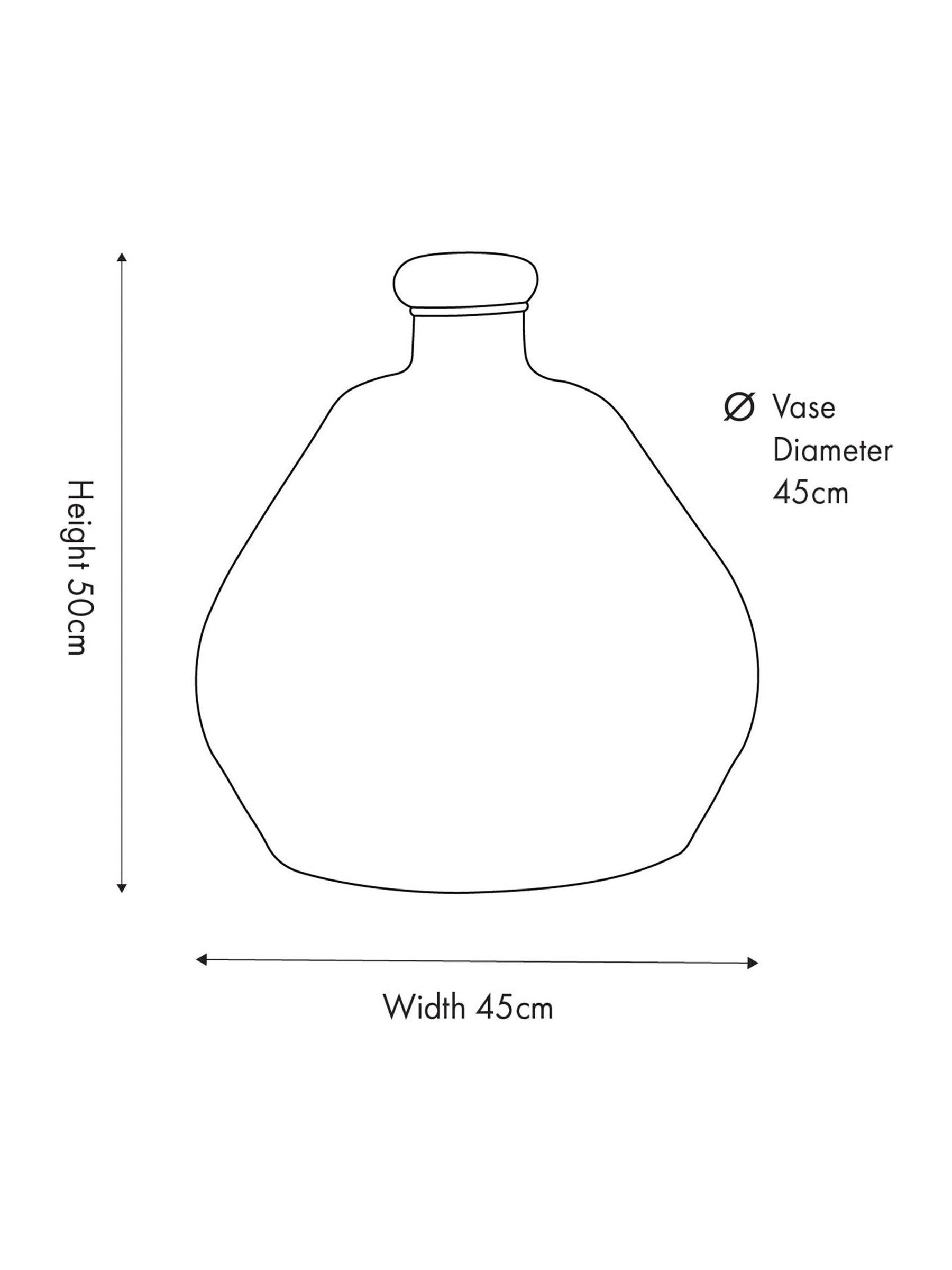 Pacific Brown Shaped Glass Vase