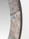 Myana jade marble effect round wall mirror, UK version