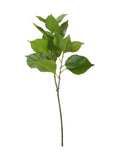 Pacific Green faux hydrangea leaf stems pack of 6 - British product