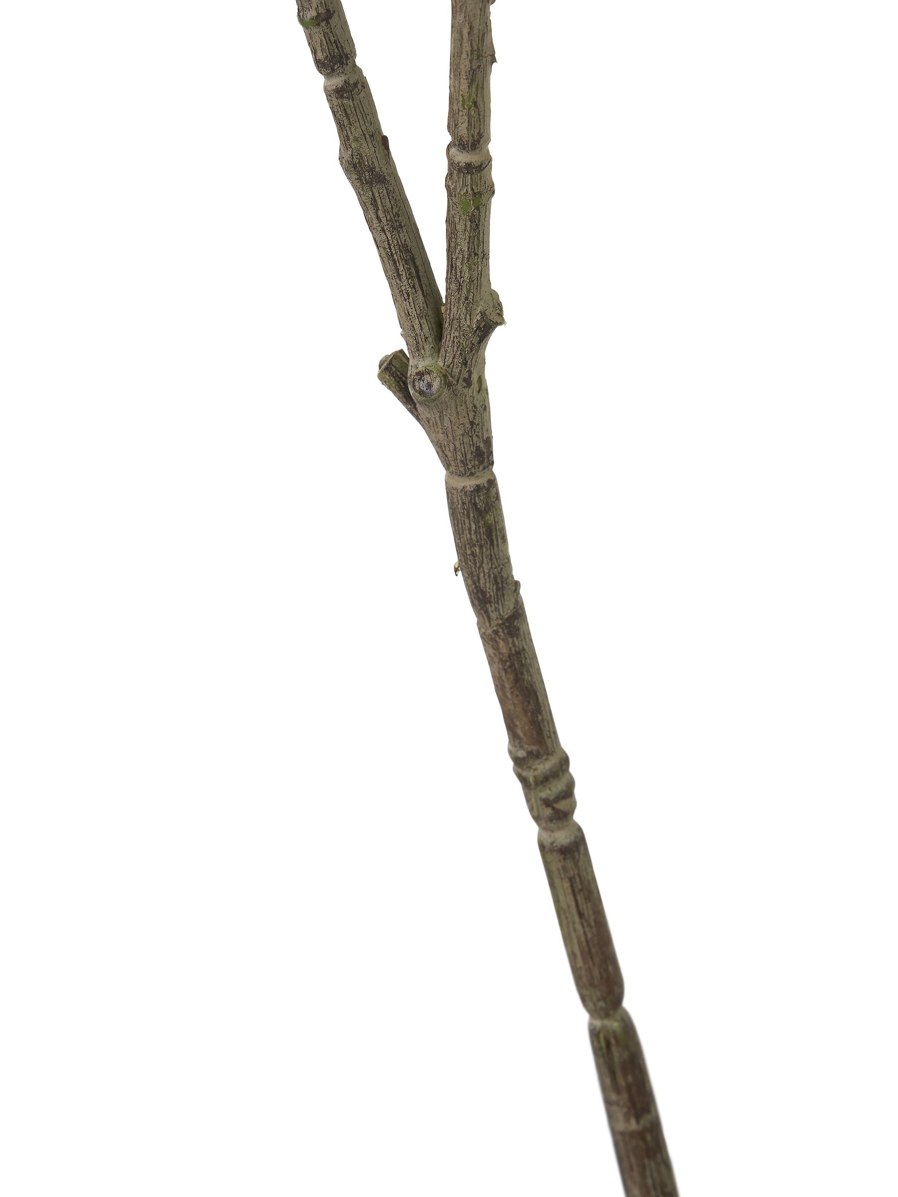 Pacific Green faux hydrangea leaf stems pack of 6 - British product