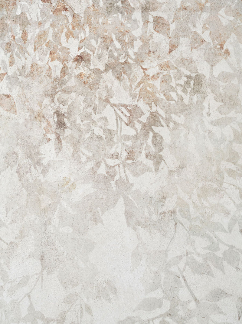 Pacific white floral square canvas wall art 100cm, UK version