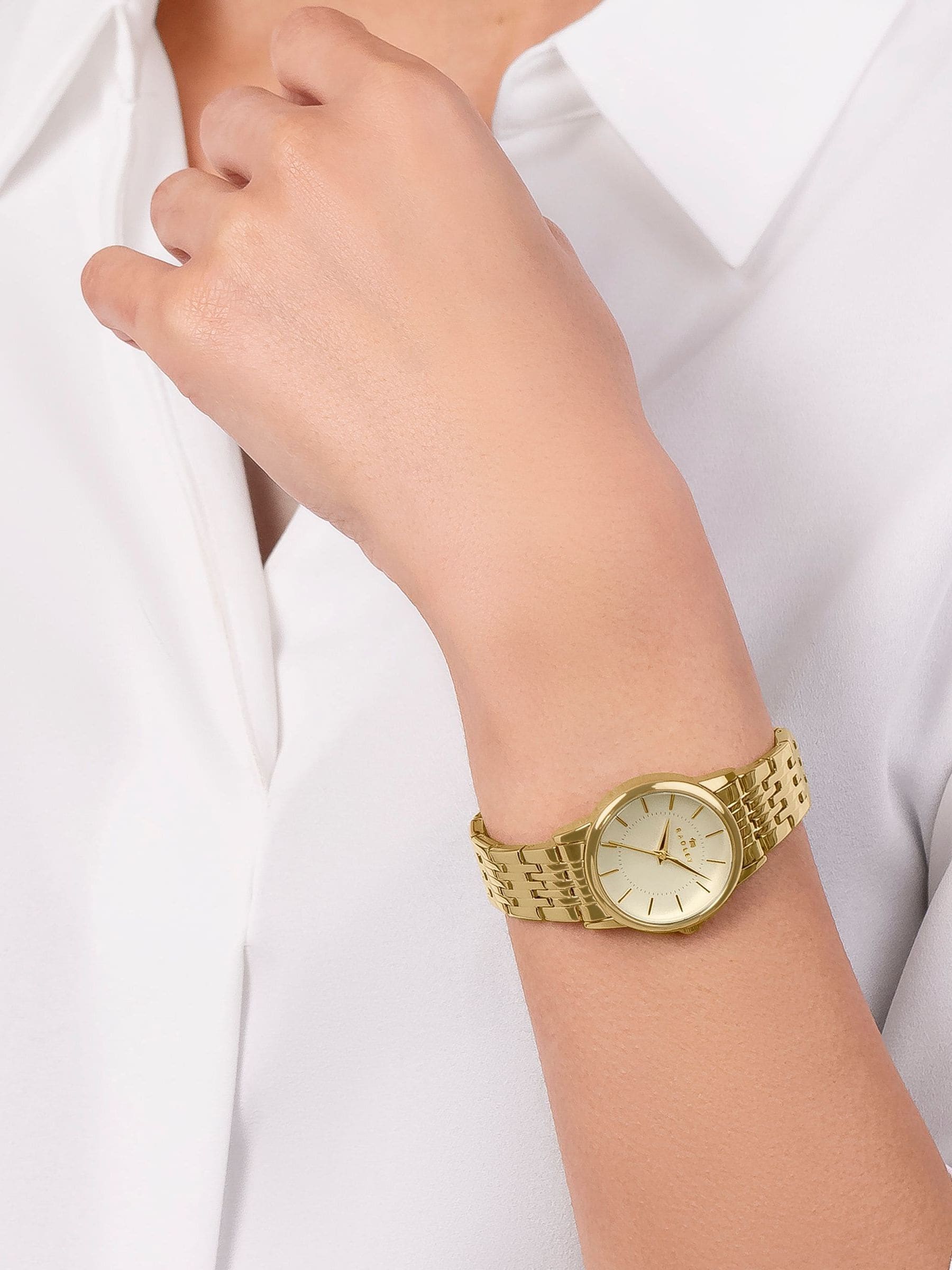 Radley gold plated stainless steel bracelet watch - British product