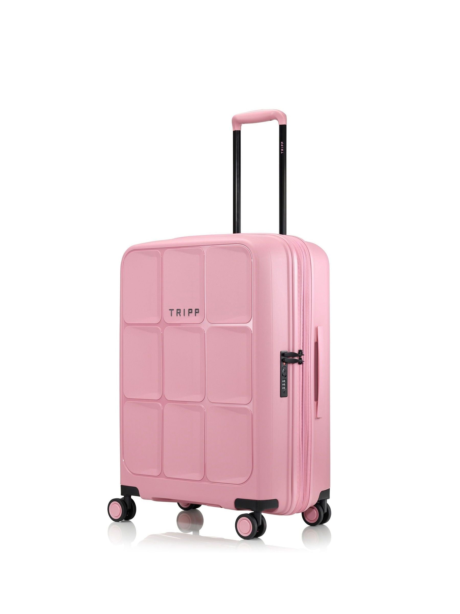 Tripp pink suitcase medium 66cm, imported from the UK
