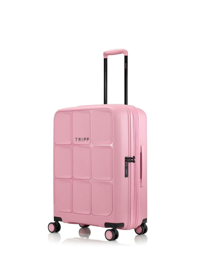 Tripp pink suitcase medium 66cm, imported from the UK
