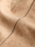 Shoulder bag camel faux suede slouchy, imported from the UK