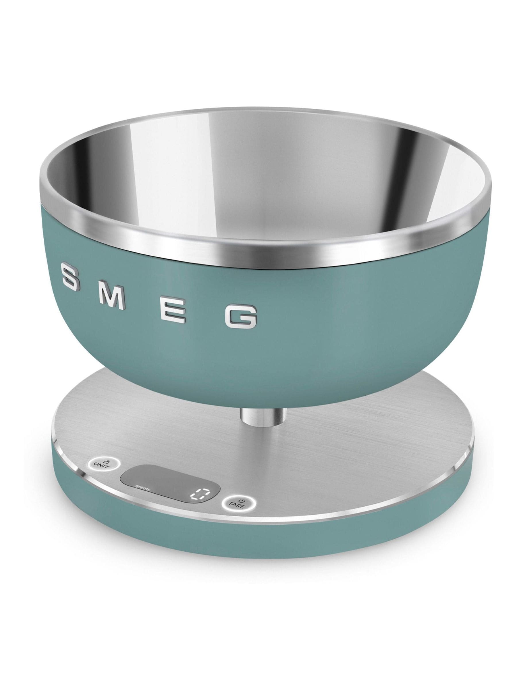 Smeg digital kitchen scale with removable bowl, UK version