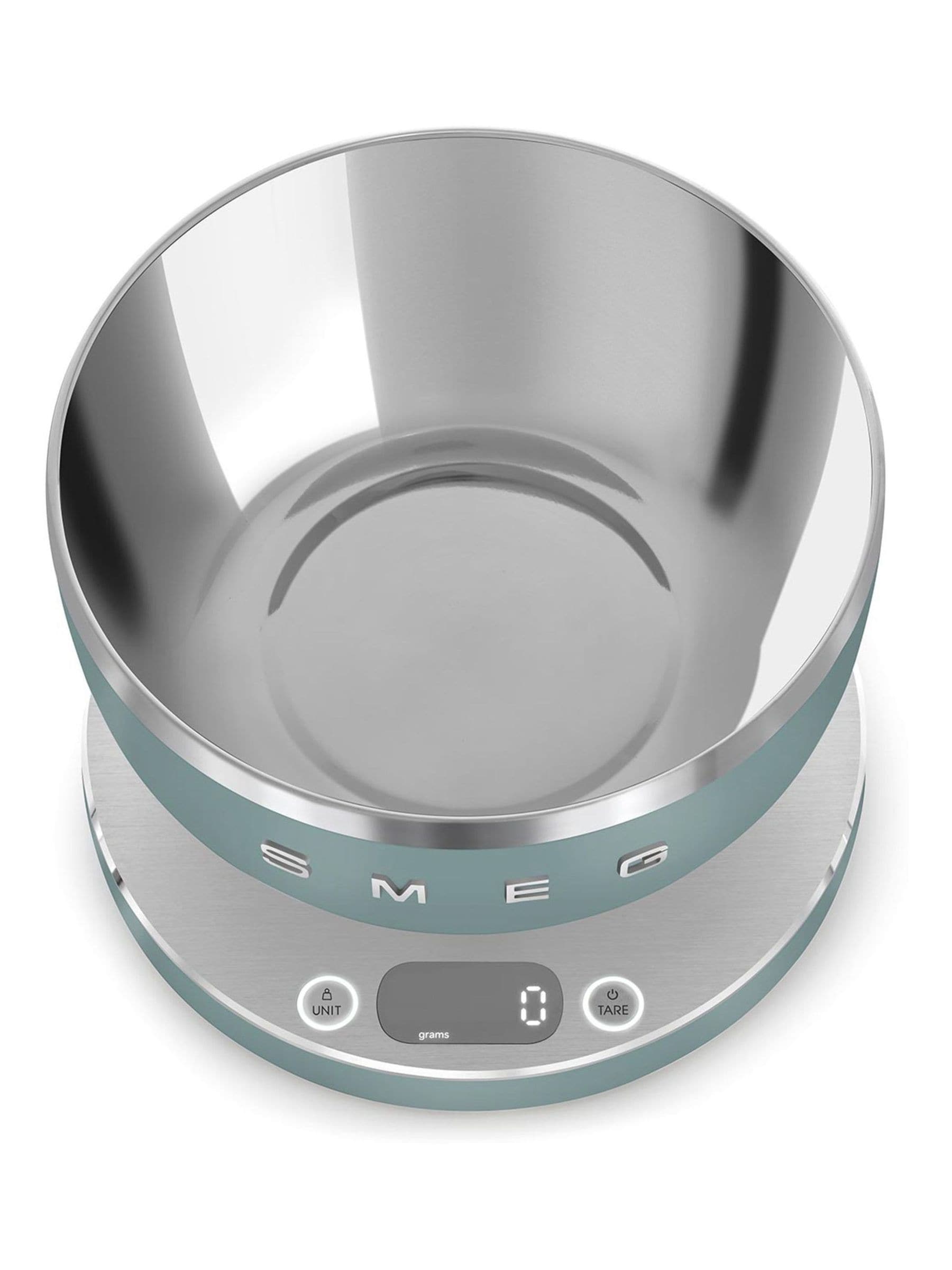 Smeg digital kitchen scale with removable bowl, UK version