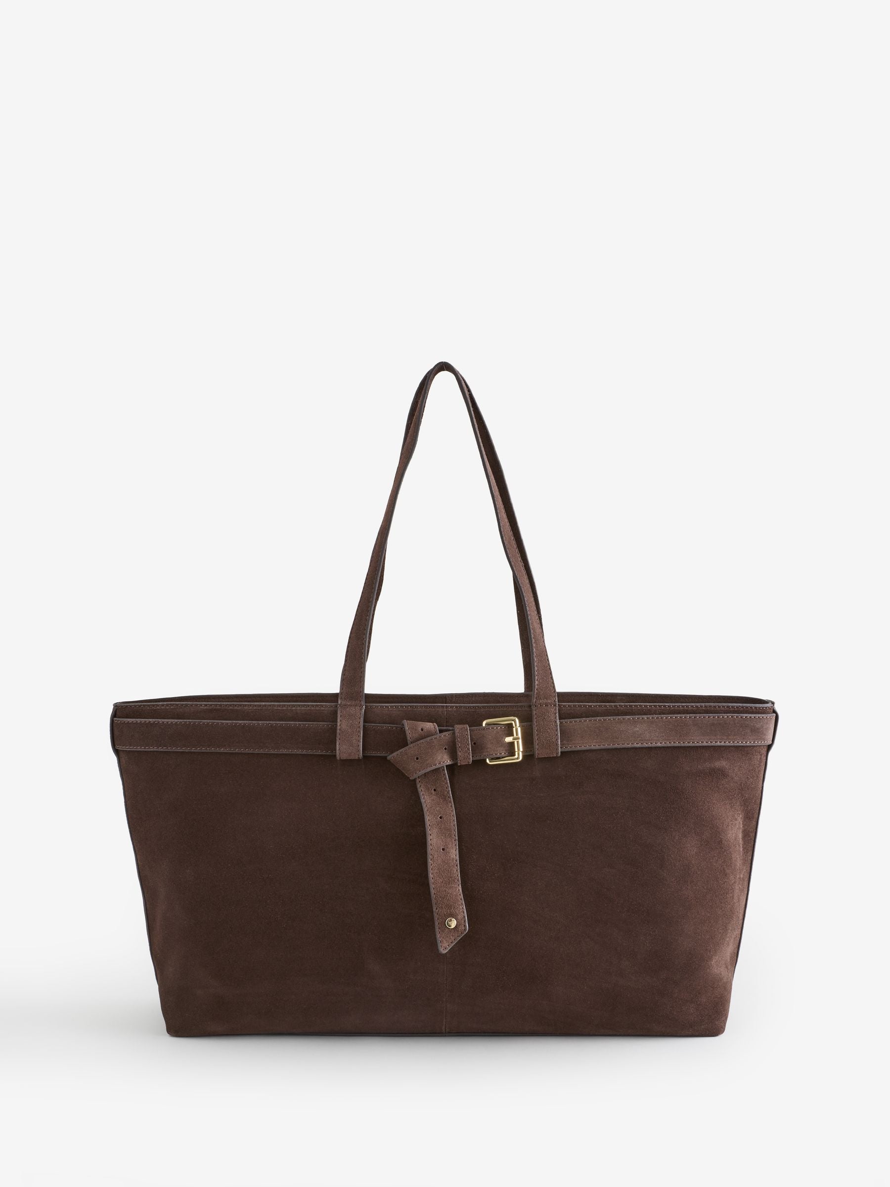 Apatchy Esme suede handbag in chocolate brown, imported from the UK