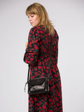 Conkca Black Odalis leather cross-body bag (British brand)
