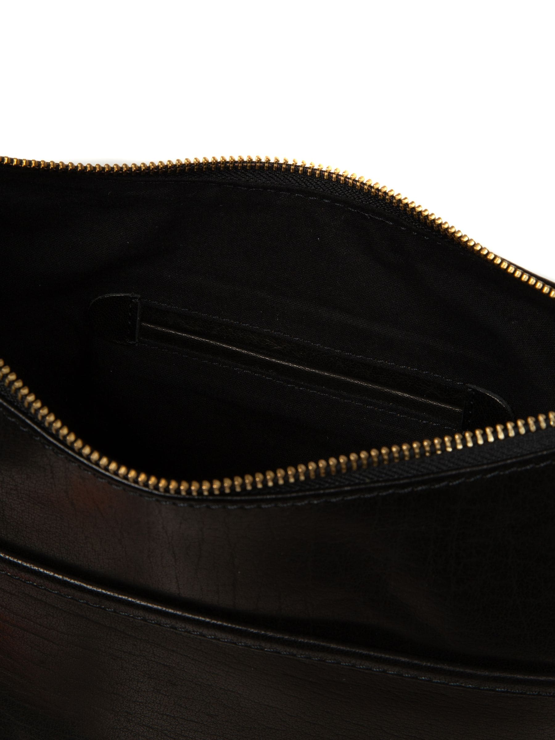 Conkca black Natalie leather shoulder bag - British product