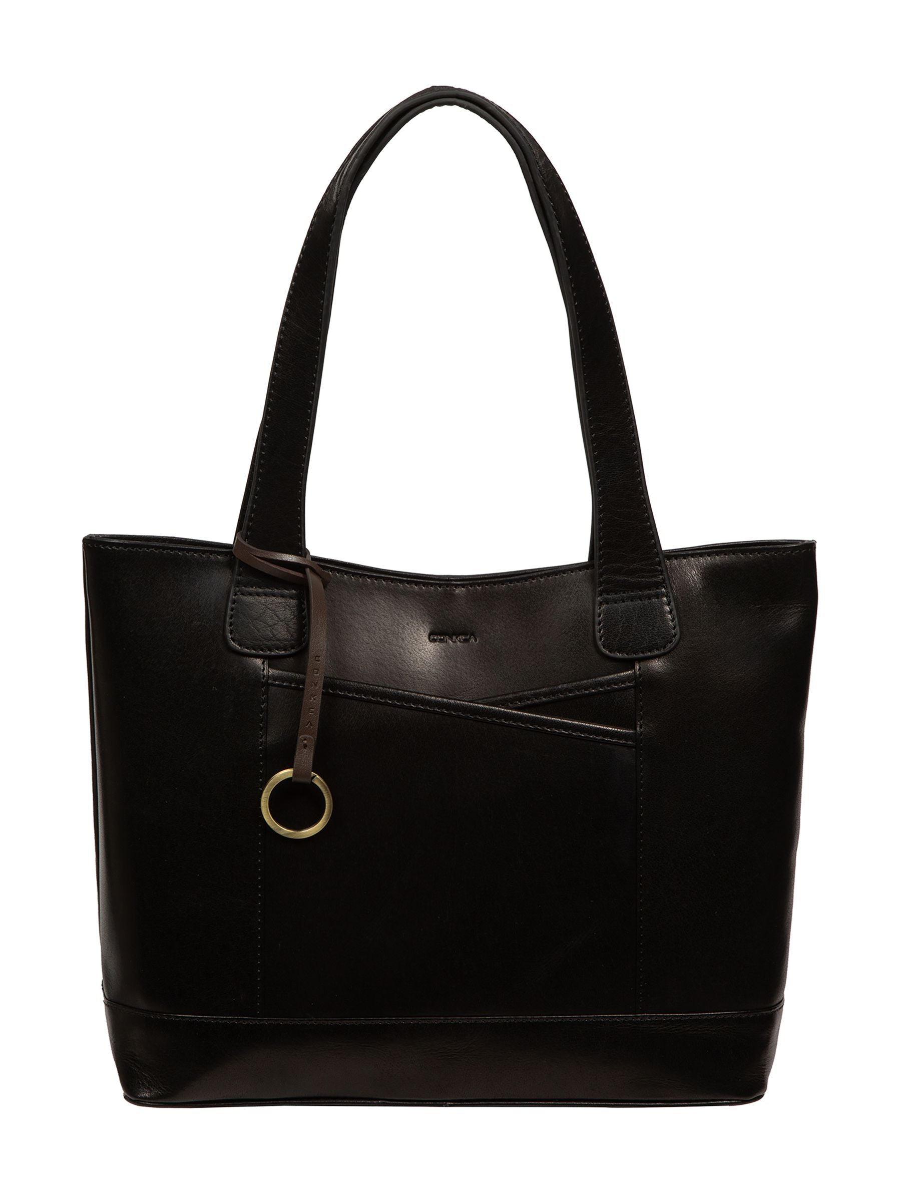 Conkca Black Minella leather tote bag, UK version