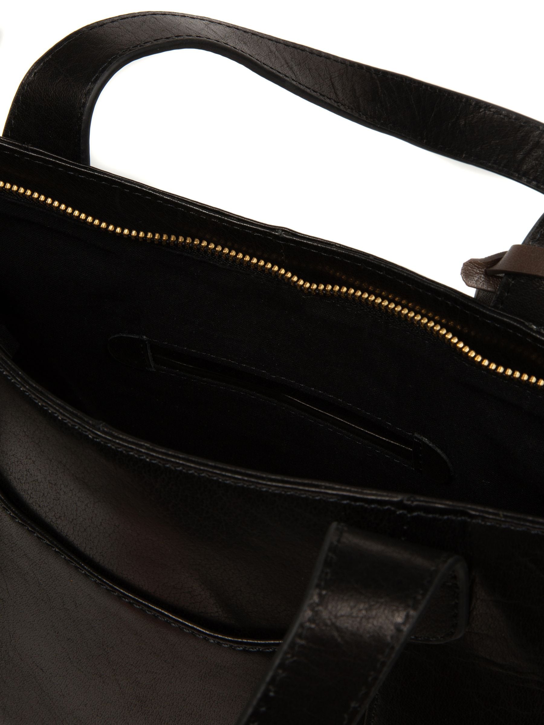 Conkca Black Minella leather tote bag, UK version