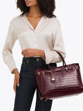 Carvela Red Belted Tote Bag