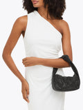 Carvela Black Mia shoulder bag with crystal exterior - British product