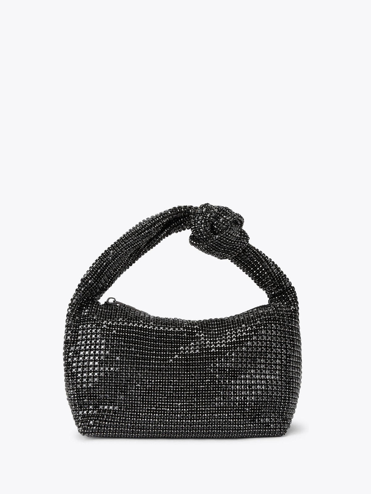 Carvela Black Mia shoulder bag with crystal exterior - British product