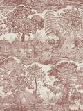 Sanderson Madder Rose Highgrove Toile Wallpaper 10m