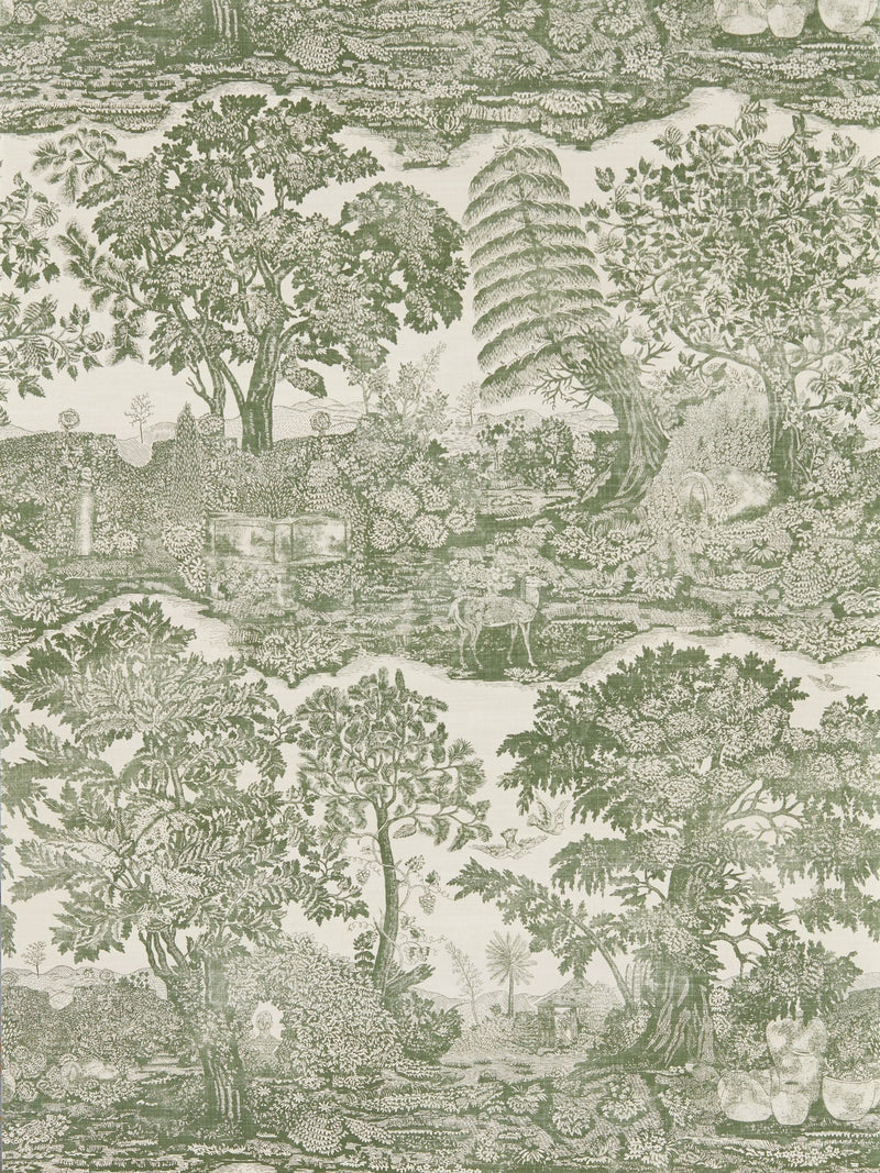 Sanderson Madder Rose Highgrove Toile Wallpaper 10m