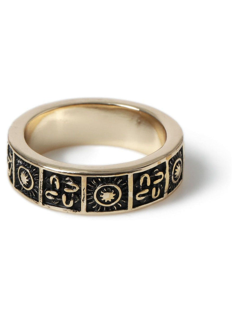 Gold tone sun ring made from 100% zinc British product