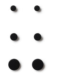 Tunnel Black Earrings Multipack