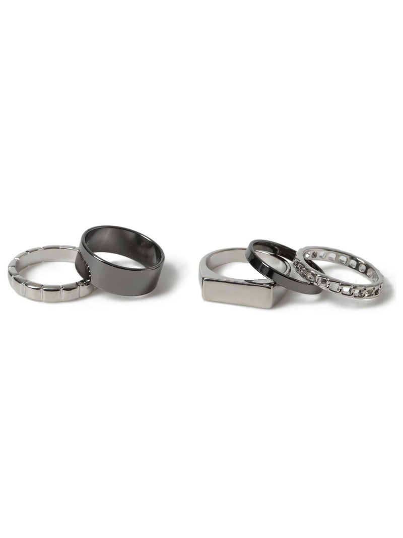 Black multipack ring made of 100% zinc, imported from the UK
