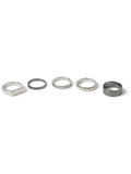 Black multipack ring made of 100% zinc, imported from the UK