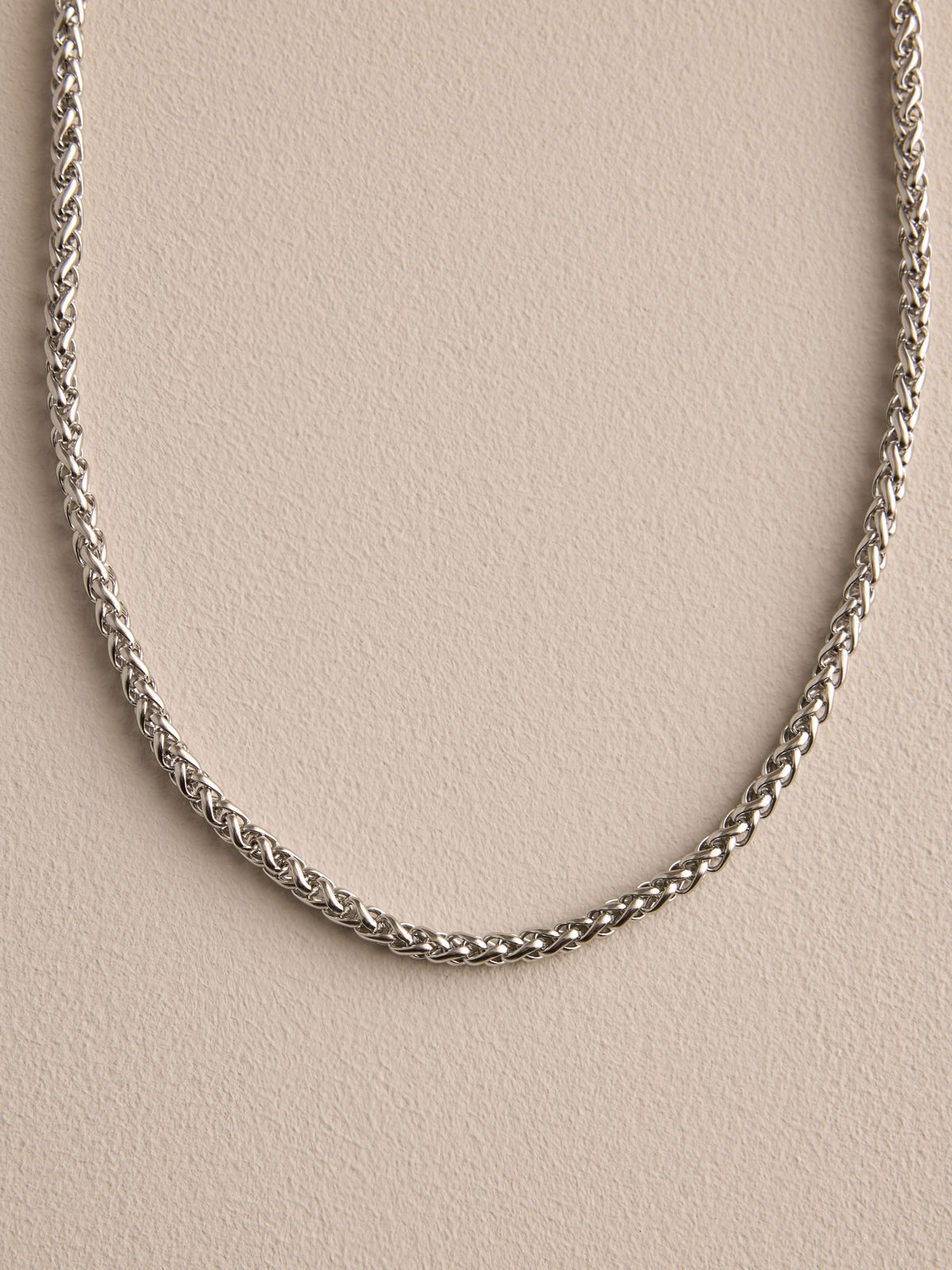 DCK silver tone stainless steel chain, imported from the UK