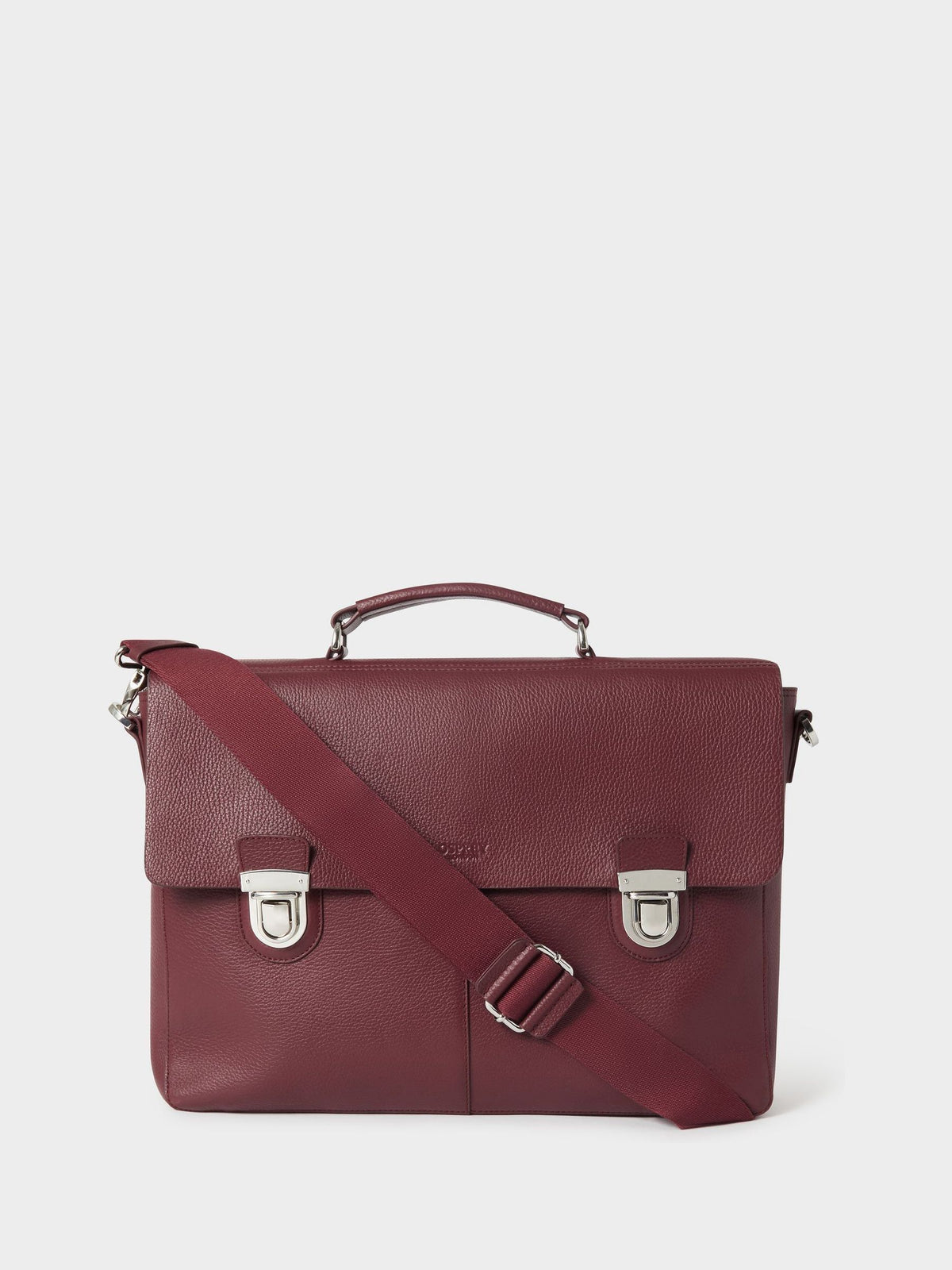 Osprey London Red The Forest Leather Briefcase
