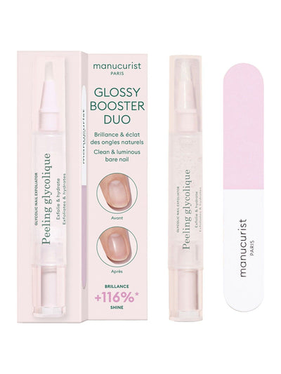 Next Manucurist Glossy Booster Nail Care Duo- Buy online at McGrocer