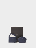 Osprey London Blue The Neptune Leather Mirror Card Holder & Small Pouch
