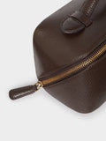 Osprey London The Jet Set brown leather washbag, UK version