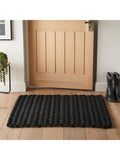 Arthouse Orange Didsbury Braided Polypropylene Doormat 55x100cm
