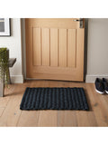 Arthouse grey Didsbury braided polypropylene doormat 45x75cm (British brand)