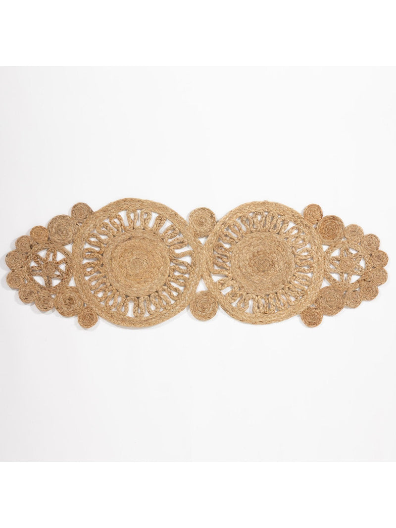 Esselle Home jute crochet table runner 115x40cm, UK version