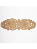 Esselle Home jute crochet table runner 115x40cm, UK version