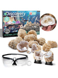 Discovery Mindblown geode excavation kit 14 piece, imported from the UK