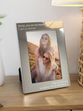 PMC personalised 7x5 silver photo frame, imported from the UK